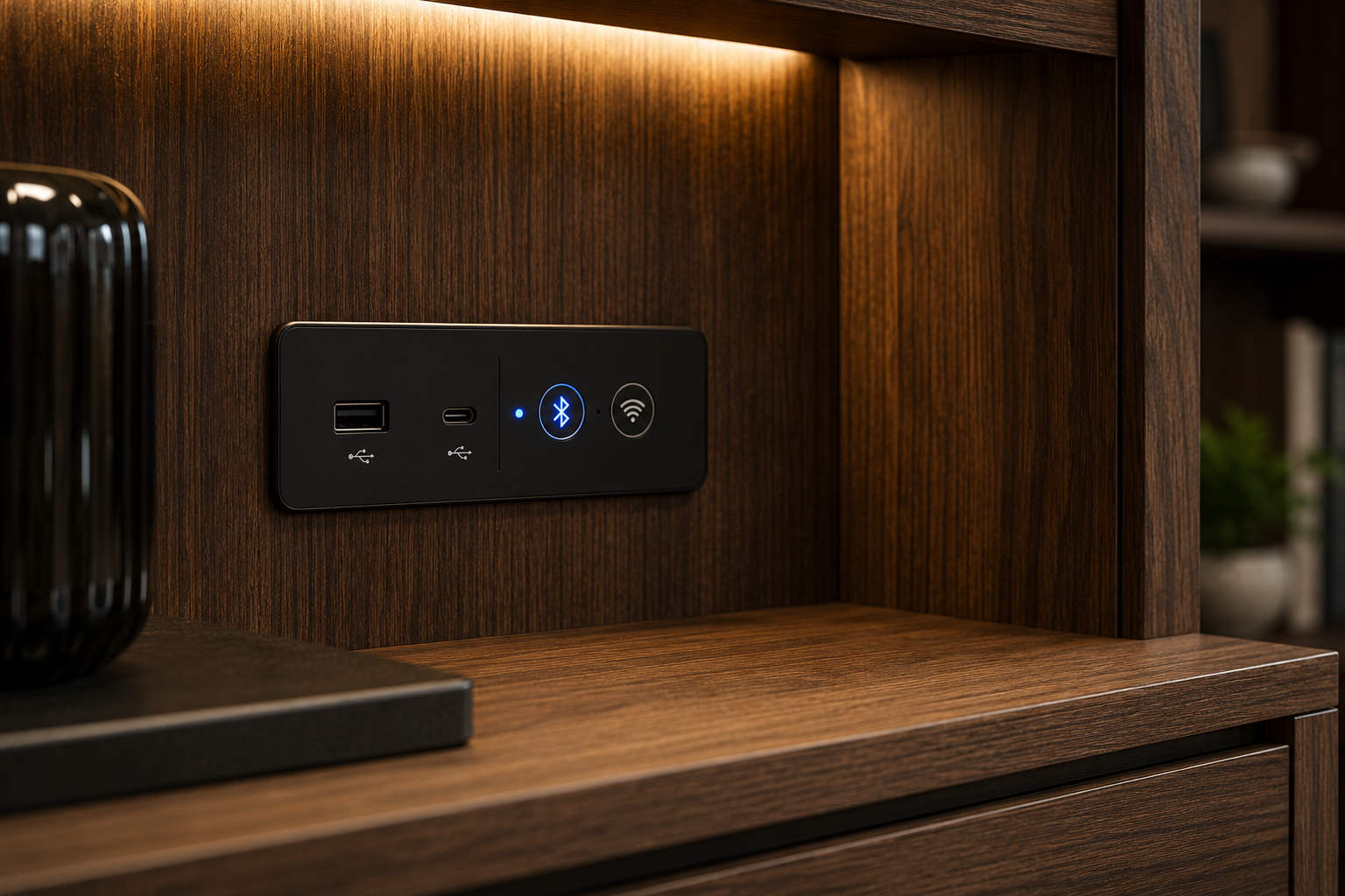 Conectividad USB y Bluetooth
